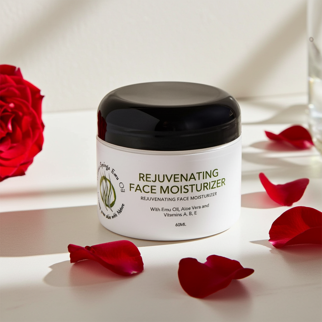 Anti-Wrinkle Moisturizer with Zinc Sunblock | Willow Springs Emu Oil