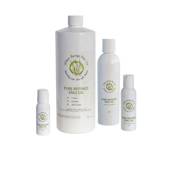 Bulk Pure Emu Oil 4-litre (3.64 Kg) we are now including shipping on this product