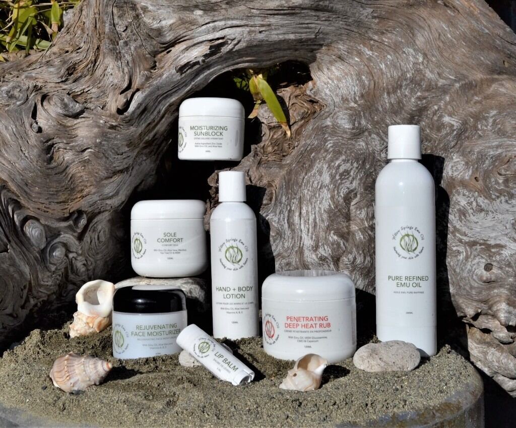 Willow Springs emu oil skincare products